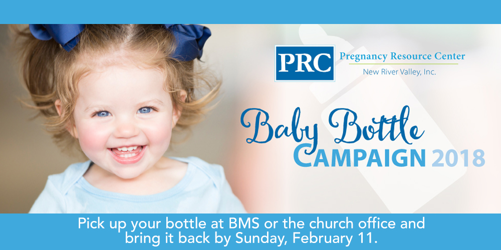 Baby Bottle Drive 2018