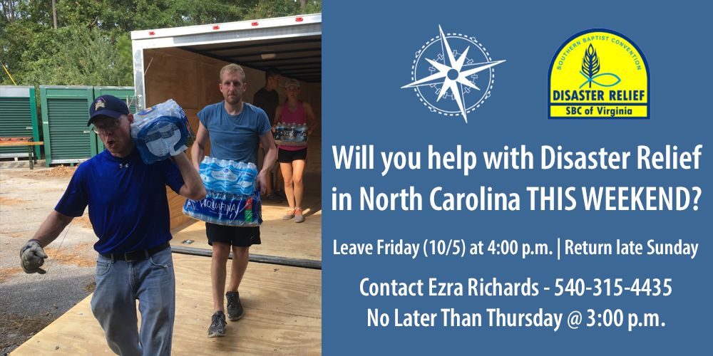 Florence Disaster Relief Trip 10/5-10/7